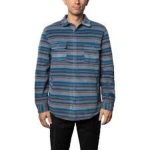 Voyager Sherpa Lined Men’s2 XL Polar Fleece Southwestern Striped Blanket Jacket